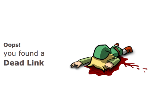 404: Oops, you found a dead link!